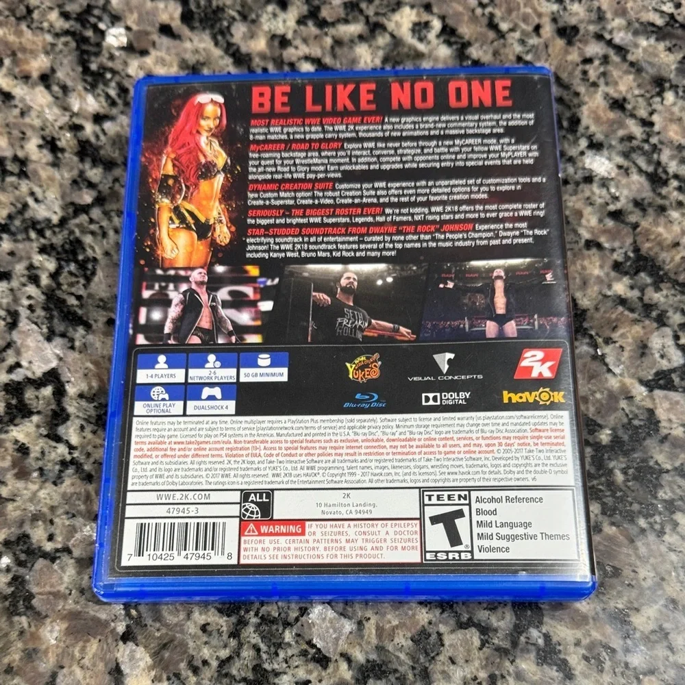 WWE 18 for PS4 -